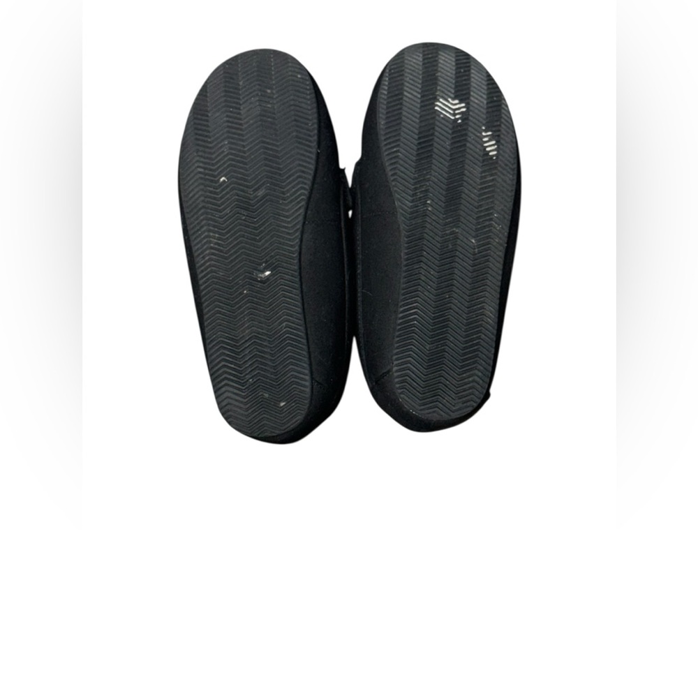 Polo by Ralph Lauren Black Moccasins Kids House Slippers with Bear Design - Picture 5 of 9